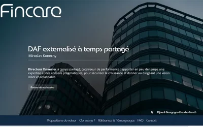 Création de site internet et logo pour un indépendant à Dijon