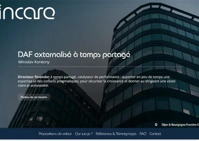 Création de site internet et logo pour un indépendant à Dijon