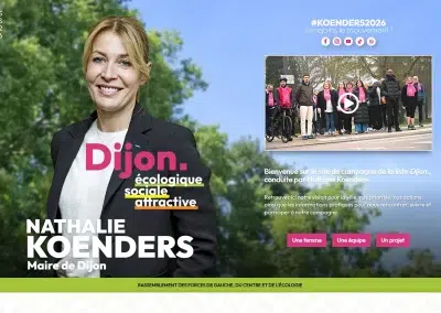 Site de campagne électorale : construire un centre névralgique (réseaux + SEO)
