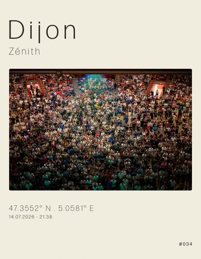 Les Dijonnais rassemblés au Zénith de Dijon pour suivre le match France - Espagne, à l'occasion de la Coupe du monde 2026.