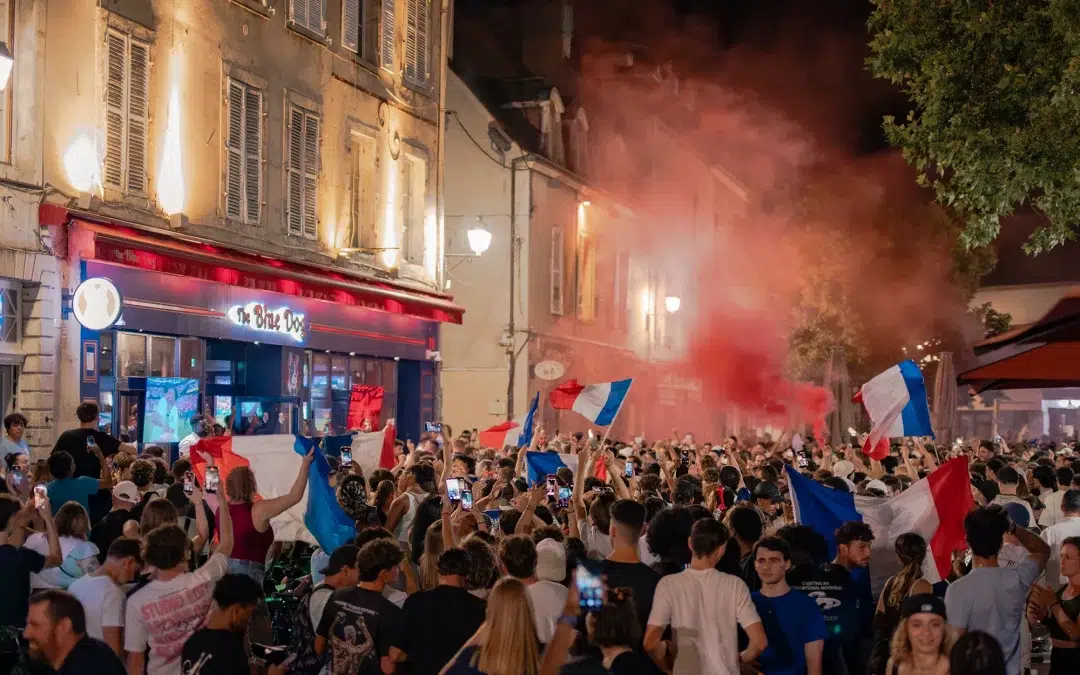 France-Maroc à Dijon : une soirée de Coupe du monde en images