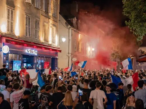 France-Maroc à Dijon : une soirée de Coupe du monde en images France-Maroc à Dijon : une soirée de Coupe du monde en images